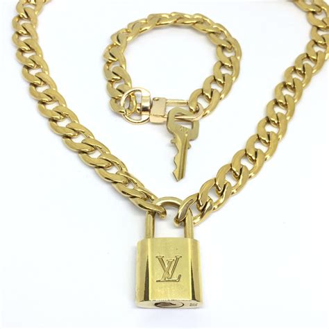 padlock louis vuitton|louis vuitton padlock necklace silver.